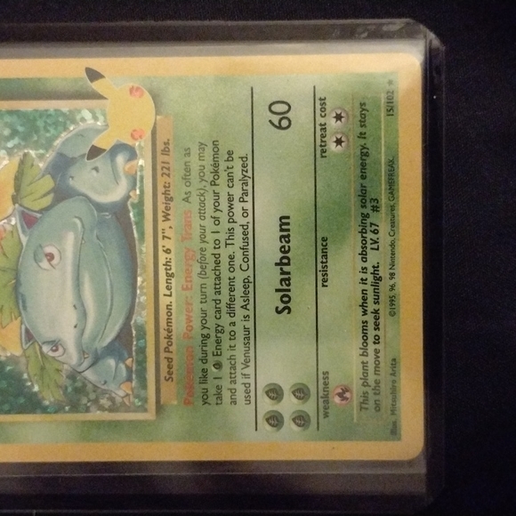 POKEMON-Venusauar HOLOGRAPHIC RARE/Celebrations. Perfect condition. ✅ - Picture 4 of 4
